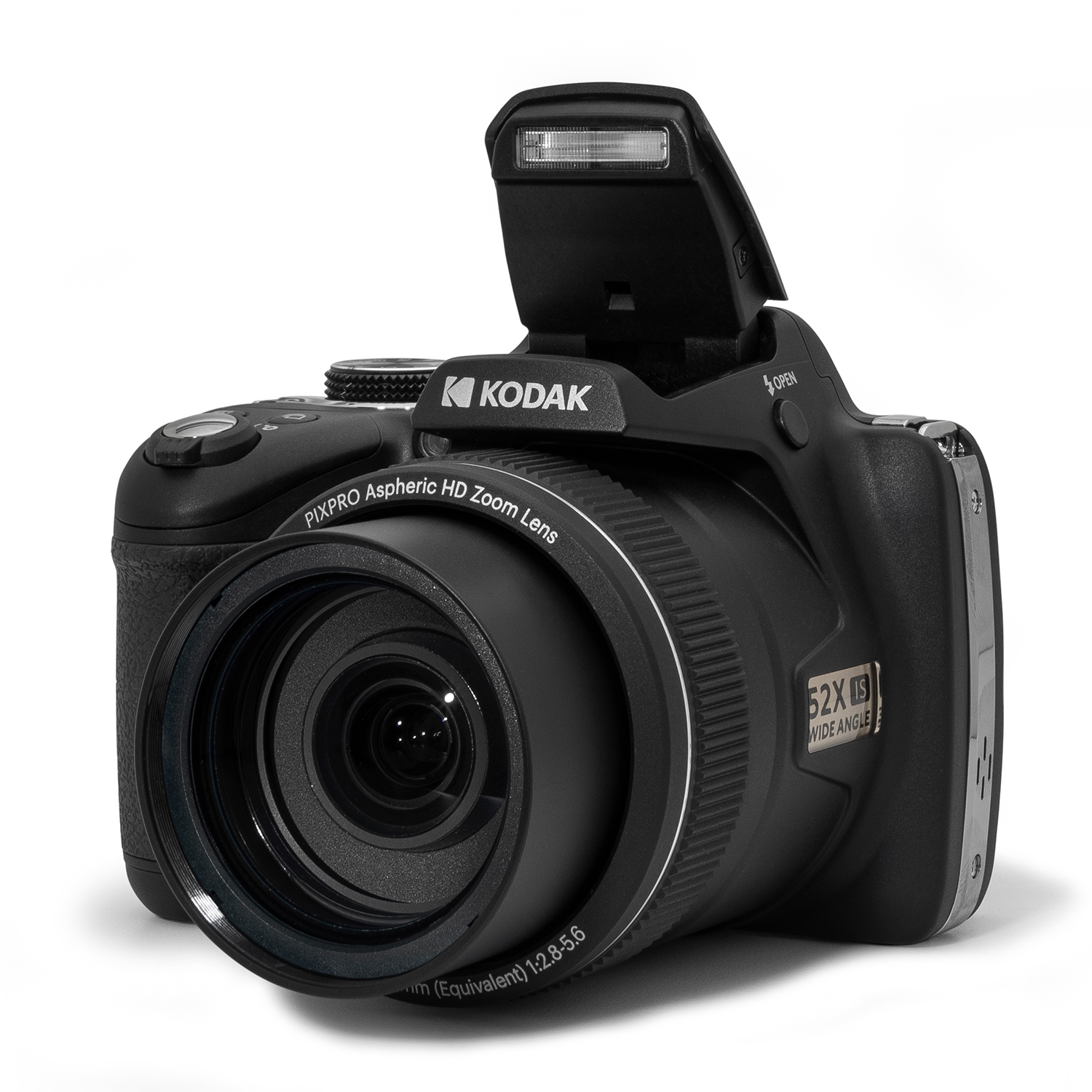 Borsa Fotocamera Retrò Nero Per Kodak PIXPRO AZ528 - Tracolla Regolabile E Tasche Portatili, Protezione Antiurto - 2