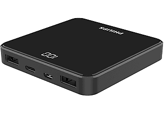 PHILIPS DLP7717NB/00 10.000 mAh 2x USB-A Output Taşınabilir Şarj Cihazı Siyah_2