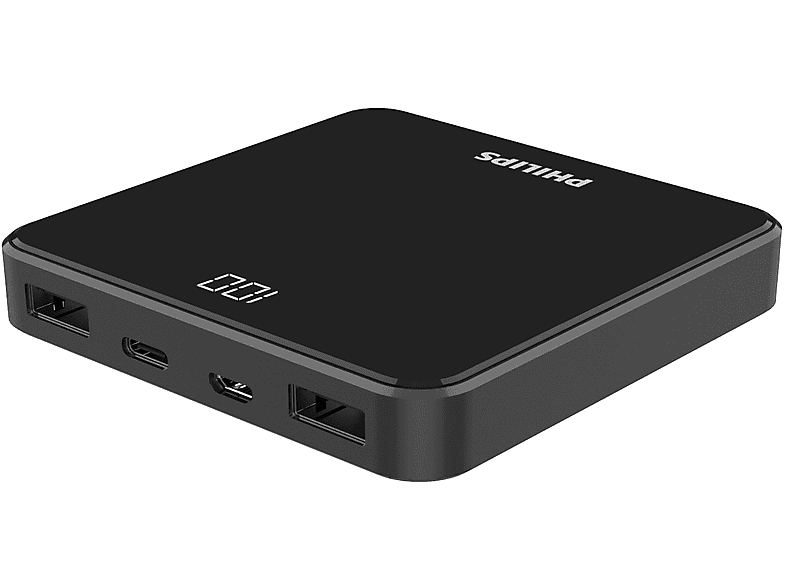 PHILIPS DLP7717NB/00 10.000 mAh 2x USB-A Output Taşınabilir Şarj Cihazı Siyah_2