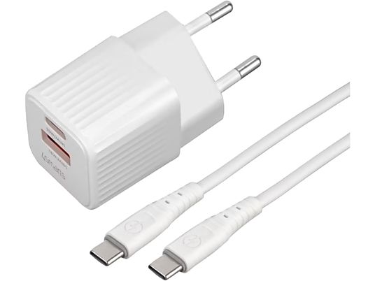4SMARTS VoltPlug Duos Mini - Caricatore USB da parete (Bianco)
