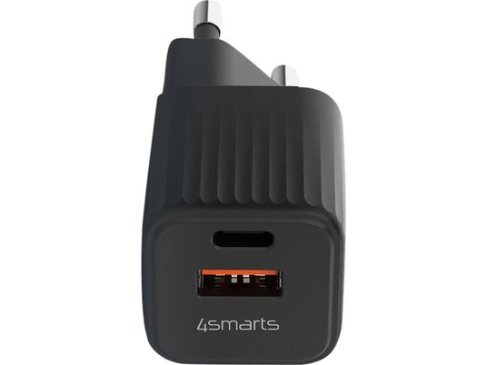 4SMARTS VoltPlug Duos Mini - USB-Wandladegerät (Schwarz)