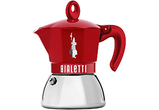 BIALETTI 9070 Moka Exclusive Induction 6 adagos kotyogós kávéfőző, piros