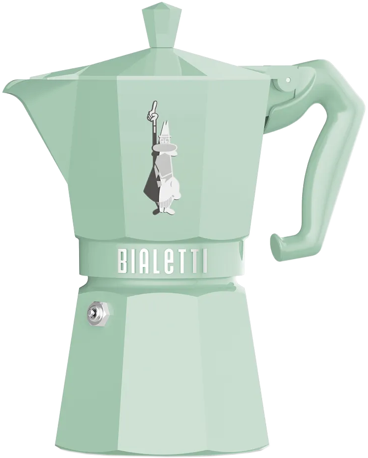 BIALETTI 9058 Moka Exclusive 6 adagos kotyogós kávéfőző, zöld