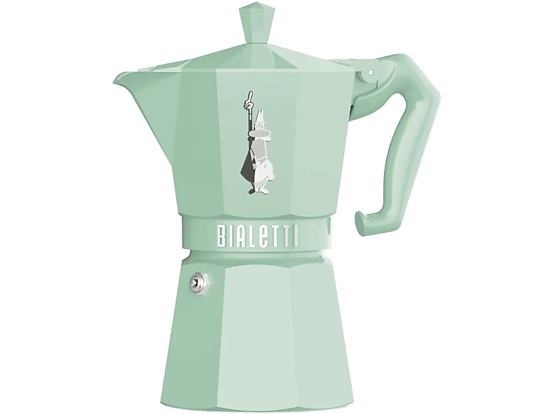 BIALETTI 9058 Moka Exclusive 6 adagos kotyogós kávéfőző, zöld