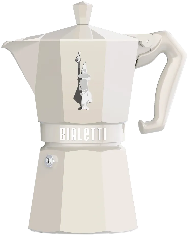 BIALETTI 9060 Moka Exclusive 6 adagos kotyogós kávéfőző, krém