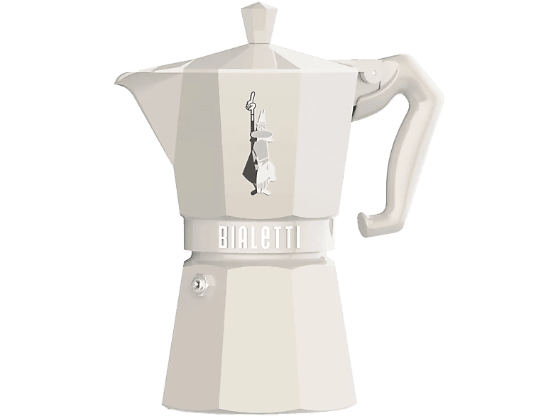 BIALETTI 9060 Moka Exclusive 6 adagos kotyogós kávéfőző, krém