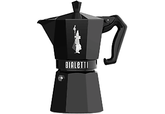 BIALETTI 9066 Moka Exclusive 6 adagos kotyogós kávéfőző, fekete