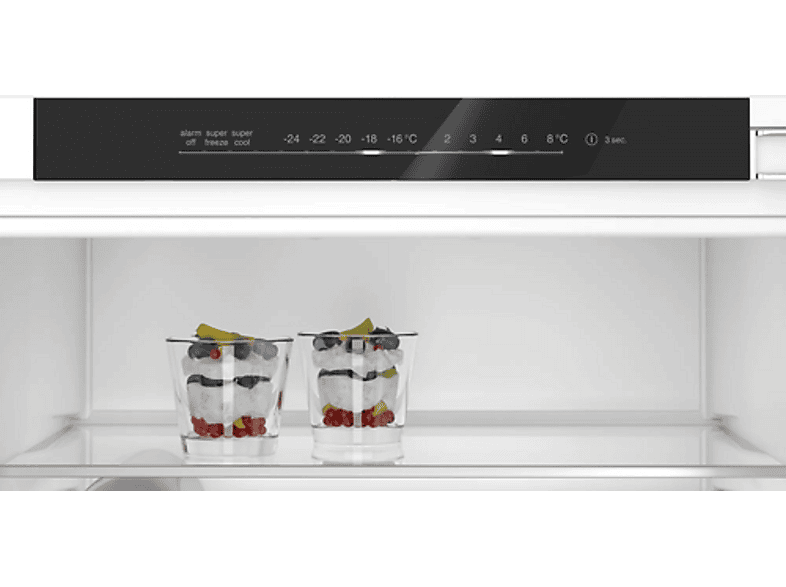 Frigorífico combi integrable Balay 3KID834F, 193.5 x 55.8 x 54.8 cm, No Frost, clase D, 184 kWh/año, 34dB, 290 litros, ExtraFresh, reversible, luz... – imagen 2