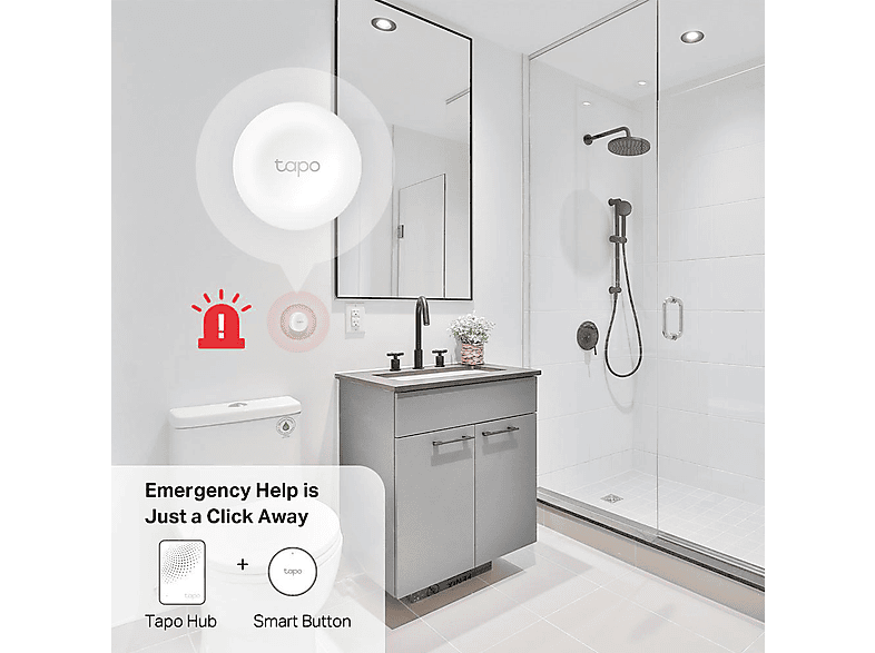 TP-Link S200B Intelligenter Knopf (für Tapo H100 oder Tapo H200 Hub); Smart Button — Foto 3 von 5