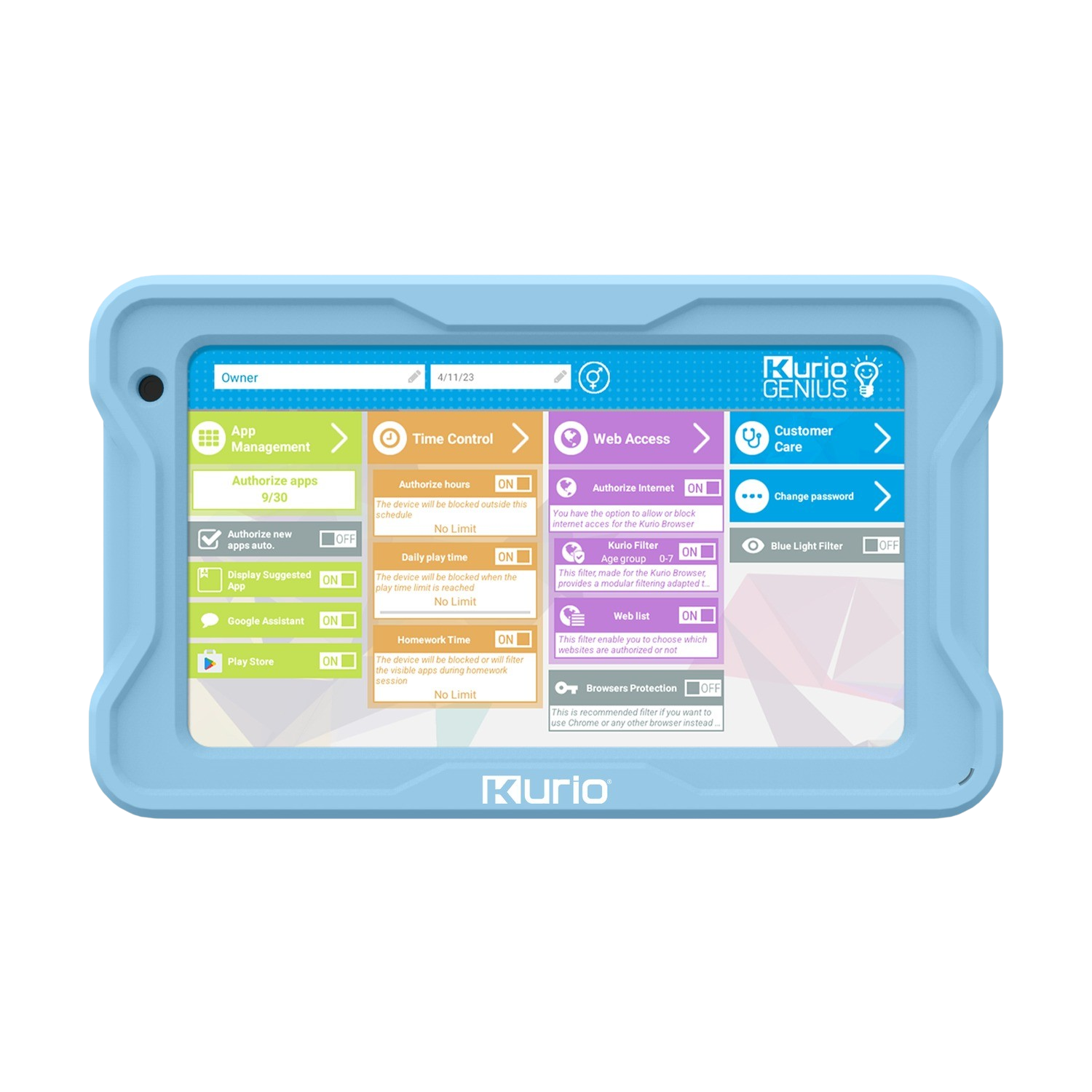 Kurio Tab Lite - 7 Inch 32 Gb Blauw Kindertablet