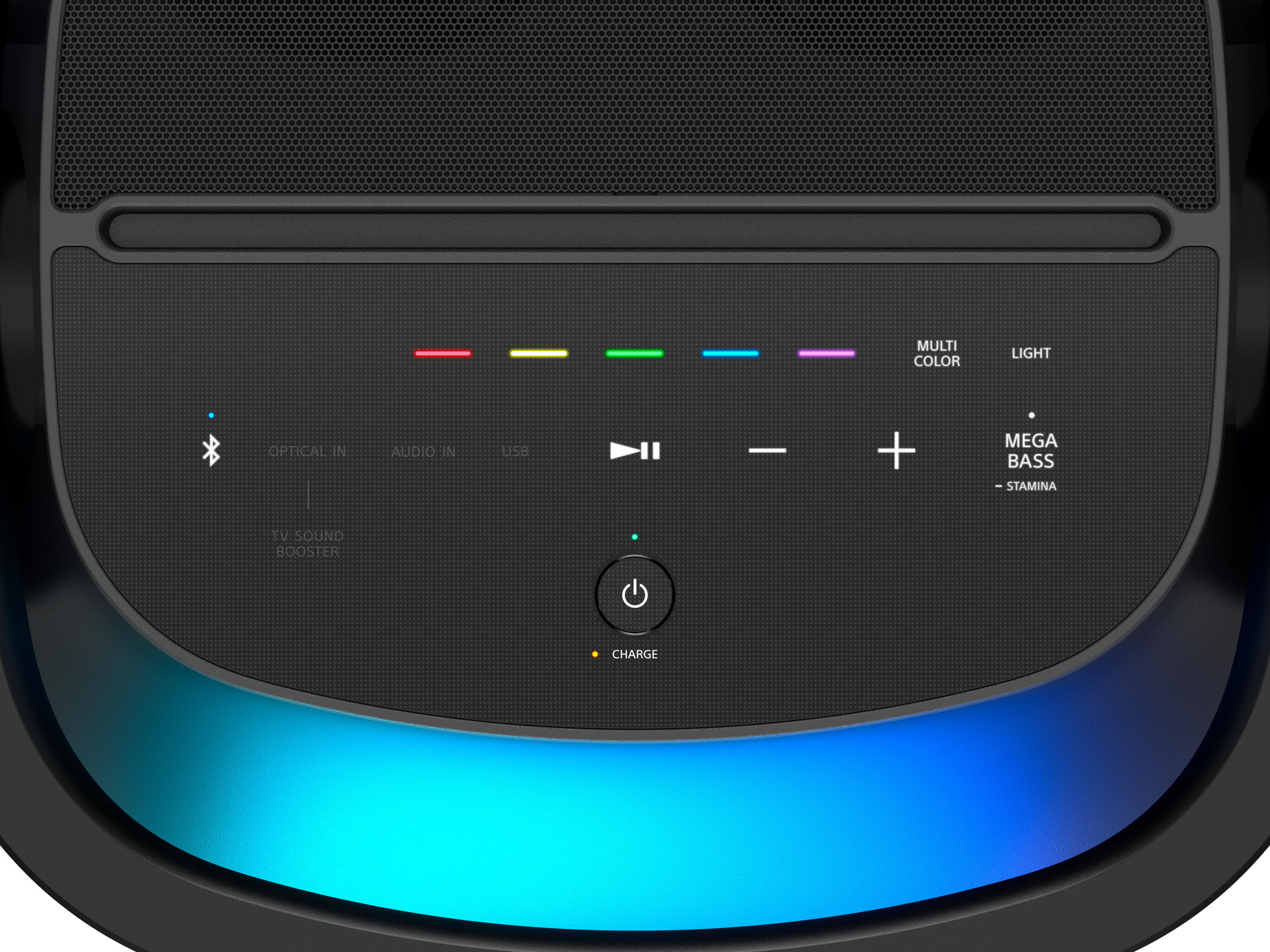 SONY SRS-XV 900 Bluetooth Partybox, Schwarz