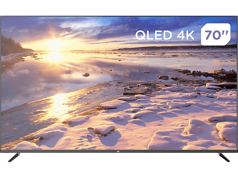 TV QLED 70" OK OTV 70GQU5023C, UHD 4K, Google TV, Bluetooth, Dolby