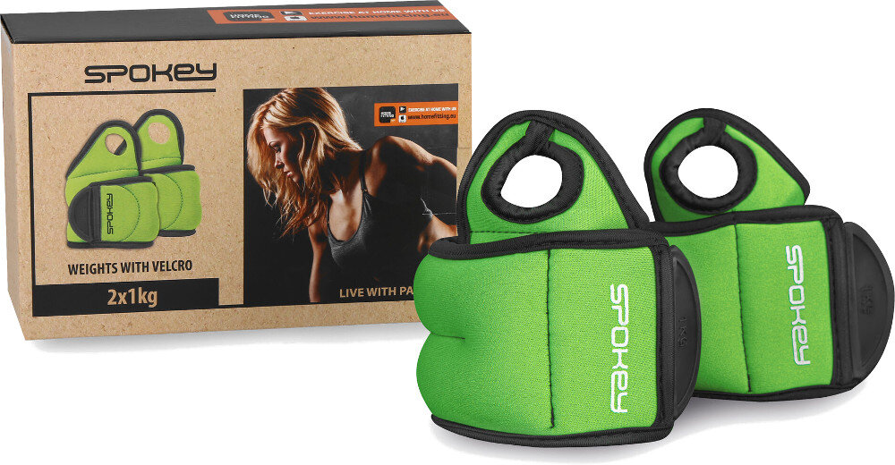 Obciążenia na rzep na nadgarstki SPOKEY COM FORM IV (2x 1 kg) 920911