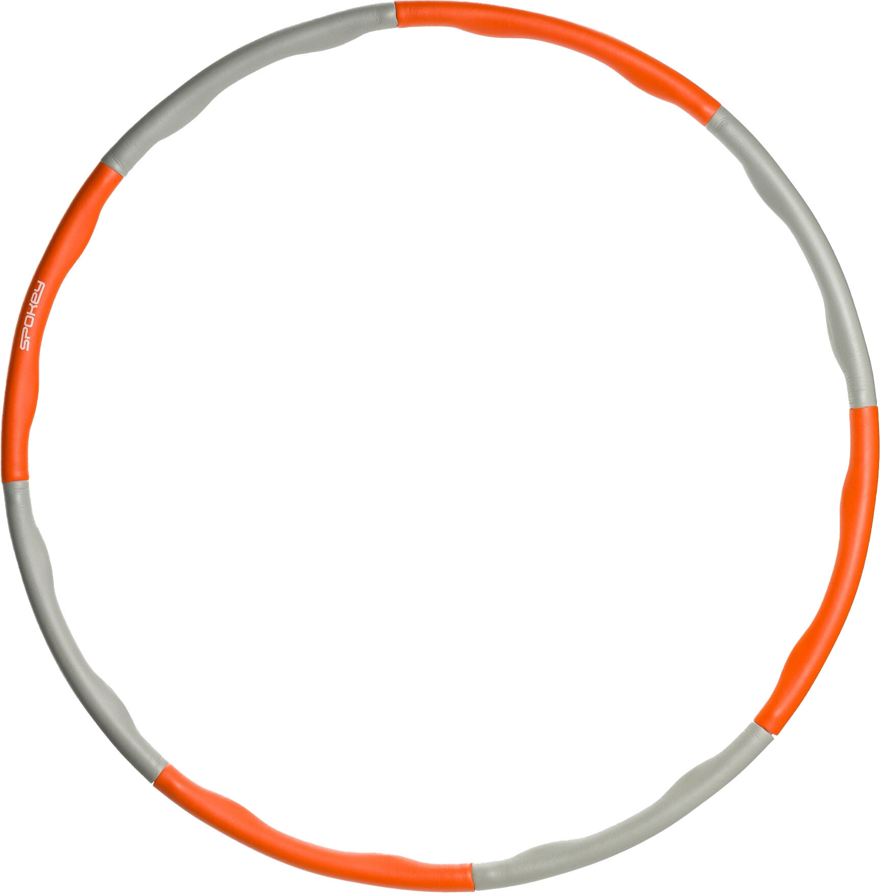 Obręcz do ćwiczeń (hula hop) SPOKEY 8EL Pomarańczowo-szary 929900