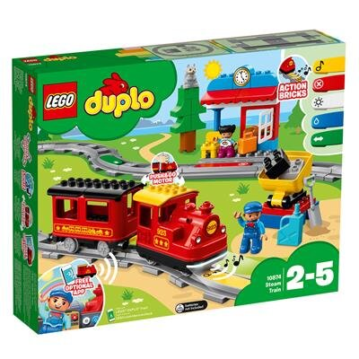 Klocki LEGO Duplo 10874 Pociąg parowy