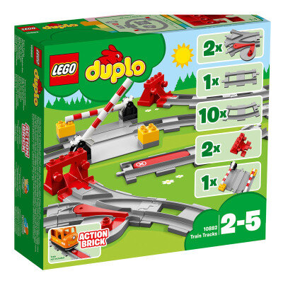 Klocki LEGO Duplo 10882 Tory kolejowe
