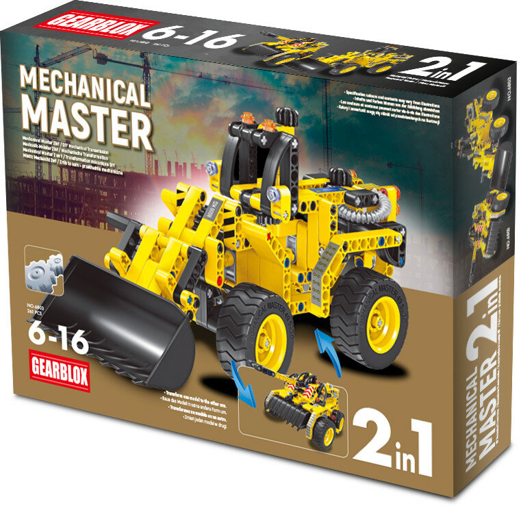 Klocki GEARBLOX Mechanical Master - Buldożer / Działo samobieżne