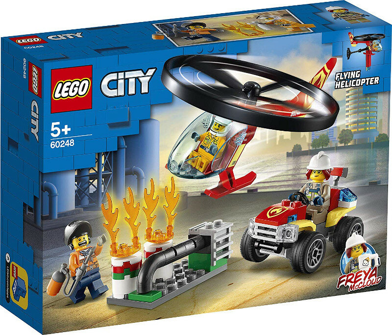 Klocki LEGO City - Helikopter strażacki leci na ratunek LEGO-60248