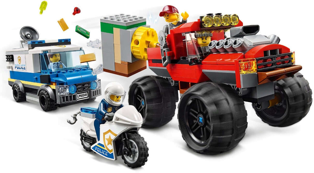 Klocki LEGO City - Napad z monster truckiem LEGO-60245