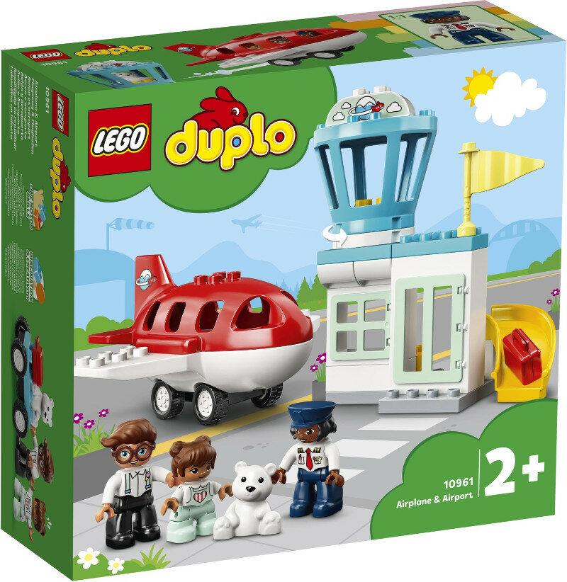 Klocki LEGO Duplo - Samolot i lotnisko 10961