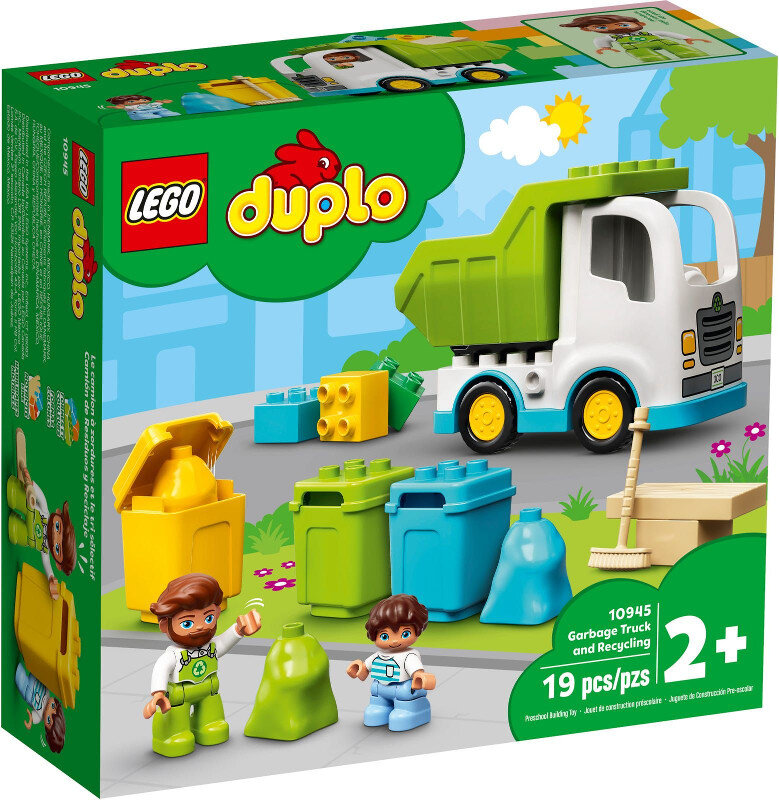 Klocki LEGO Duplo - Śmieciarka i recykling 10945