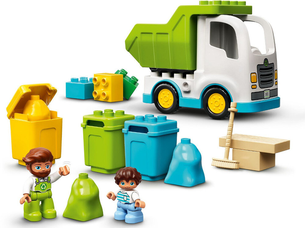 Klocki LEGO Duplo - Śmieciarka i recykling 10945