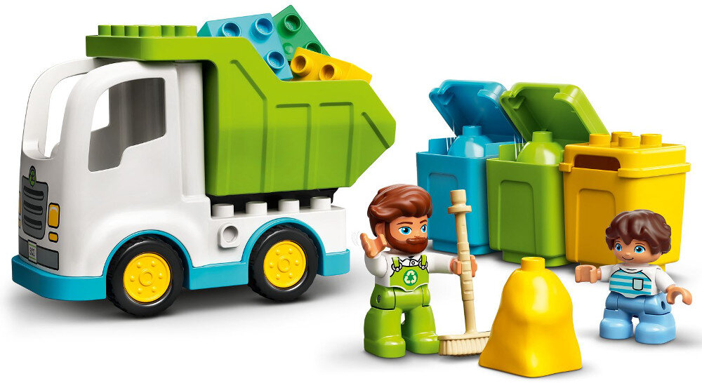Klocki LEGO Duplo - Śmieciarka i recykling 10945