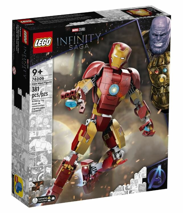 Klocki LEGO Marvel - Figurka Iron Mana (76206)