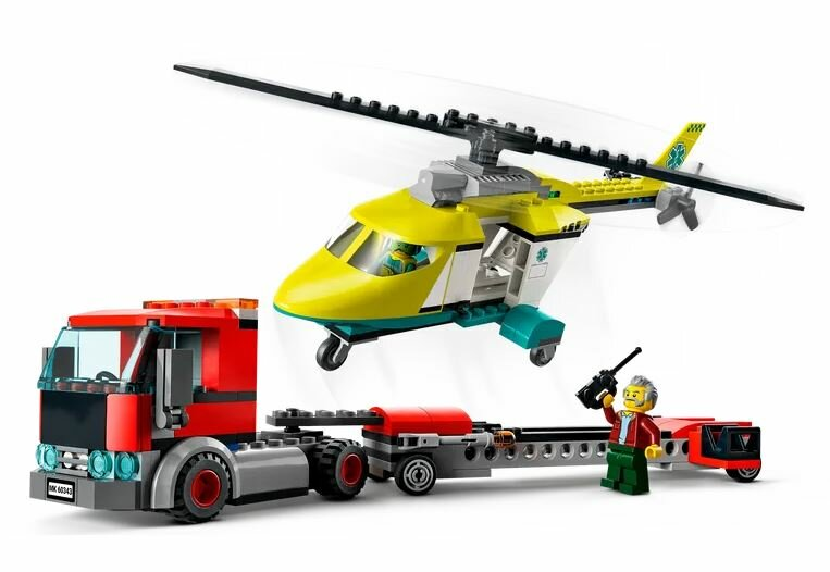 Klocki LEGO City - Laweta helikoptera ratunkowego (60343)