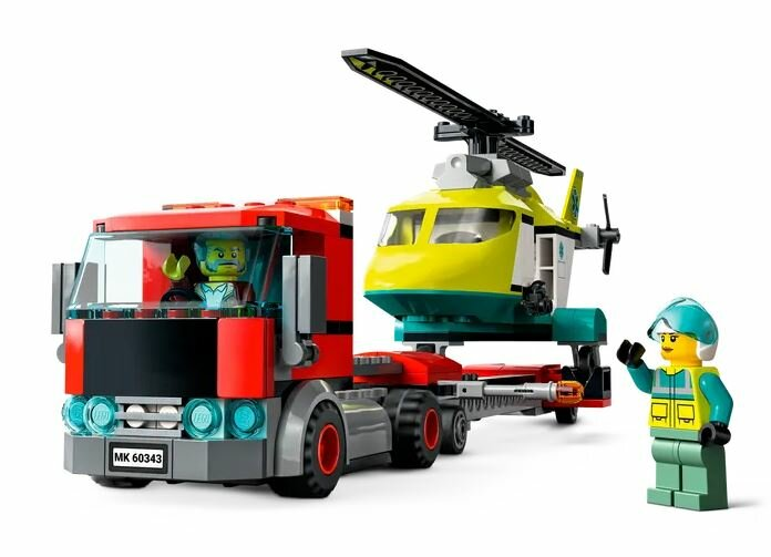 Klocki LEGO City - Laweta helikoptera ratunkowego (60343)