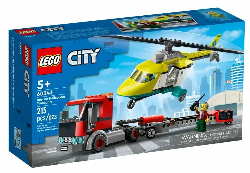 Klocki LEGO City - Laweta helikoptera ratunkowego (60343)