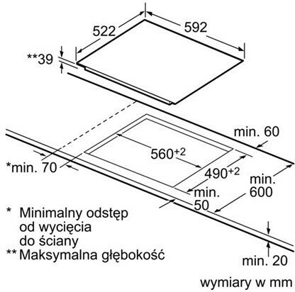 Płyta BOSCH PKE 611B17E