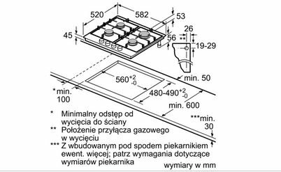 Płyta gazowa SIEMENS EP6A6PB90