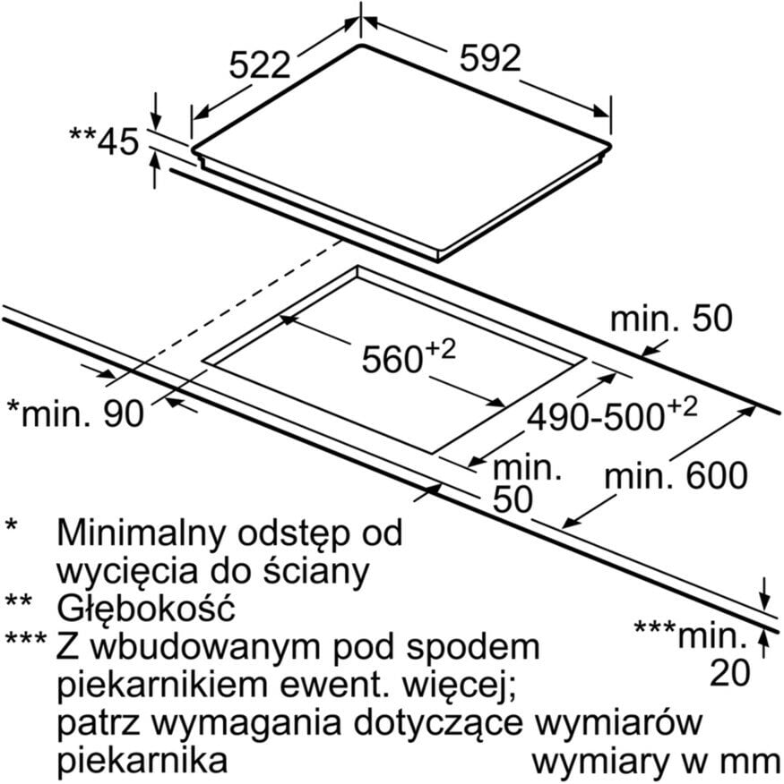 Płyta ceramiczna BOSCH PKN651FP1E
