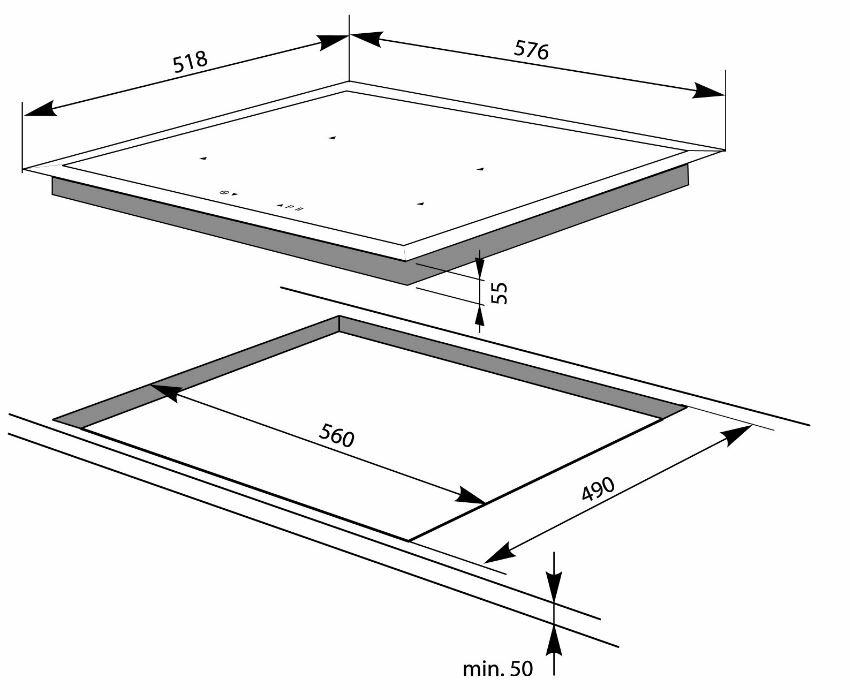 Płyta indukcyjna AMICA PI6540PTK