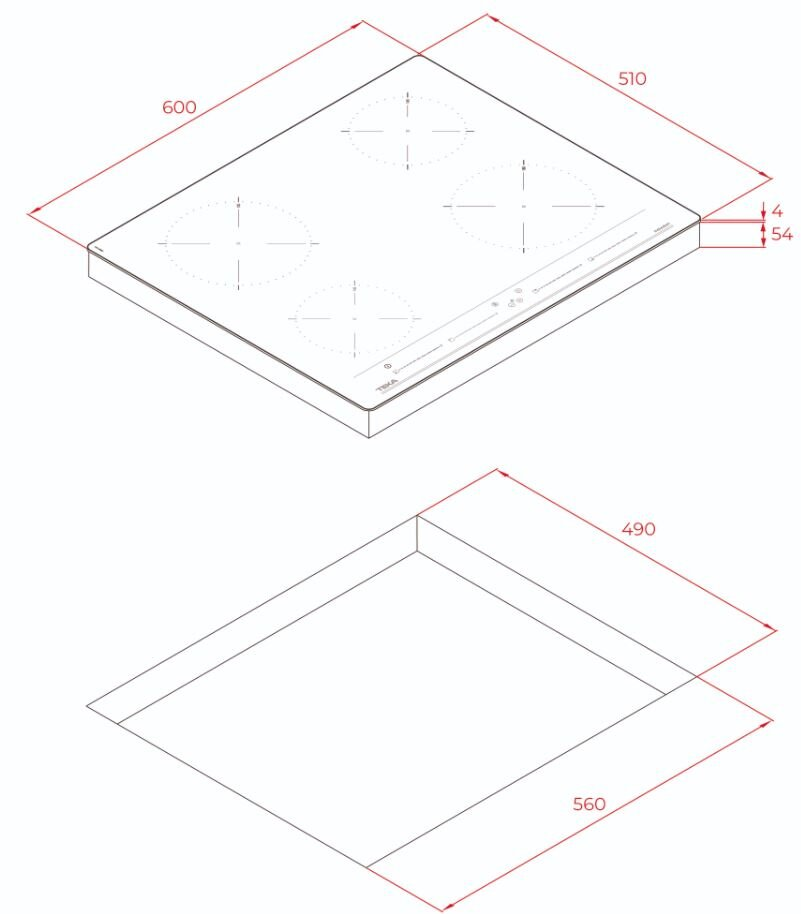Płyta indukcyjna IZC 64010 BK MSS