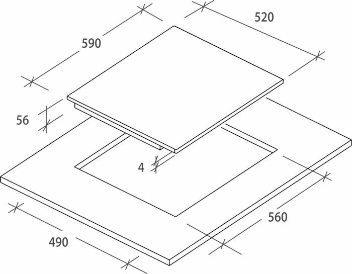 Płyta indukcyjna CANDY CIS642SCTT/4U