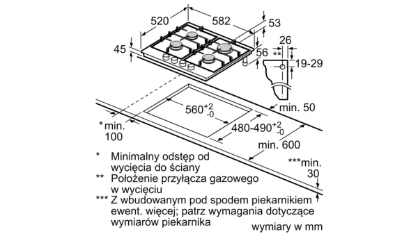 Płyta gazowa SIEMENS EG6B5PB90 iQ300