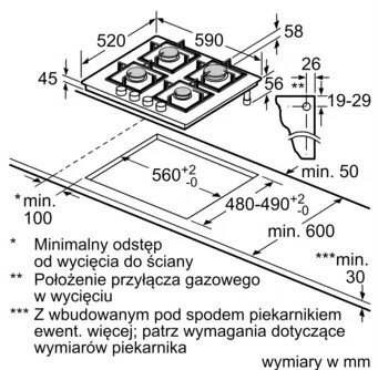 Płyta gazowa SIEMENS EN6B6PB90 iQ300