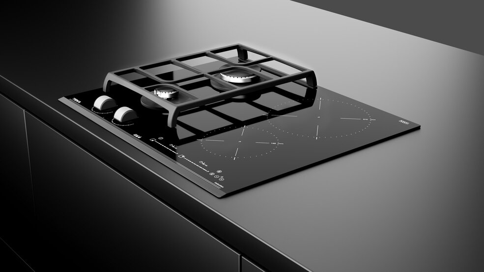 Płyta indukcyjno-gazowa TEKA JZC 64322 ABC BK (E4)