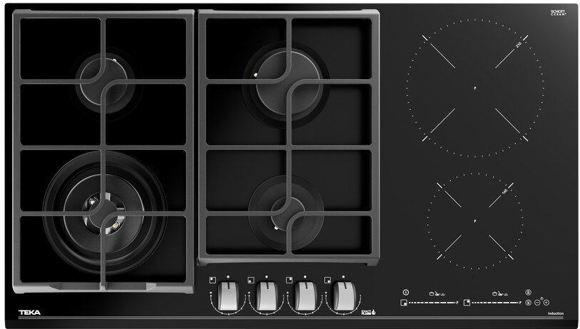 Płyta indukcyjno-gazowa TEKA JZC 96342 BBC BK