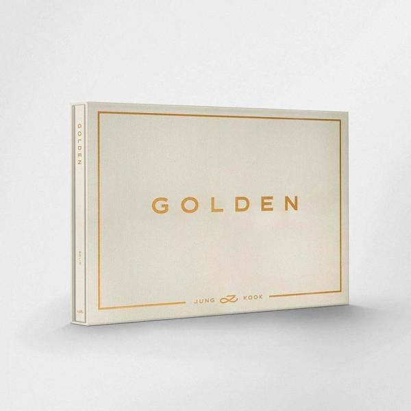Une couverture de livre avec 'GOLDEN' en lettres dorées. La couverture est de couleur crème clair et a une bordure dorée.