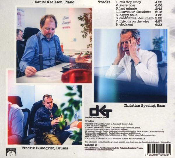 CD-Cover mit Fotos eines Mannes, Trackliste, Credits und CD-Titel.