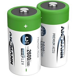 ANSMANN Baby C Ni-MH 2500 mAh 2 pièces - Batterie