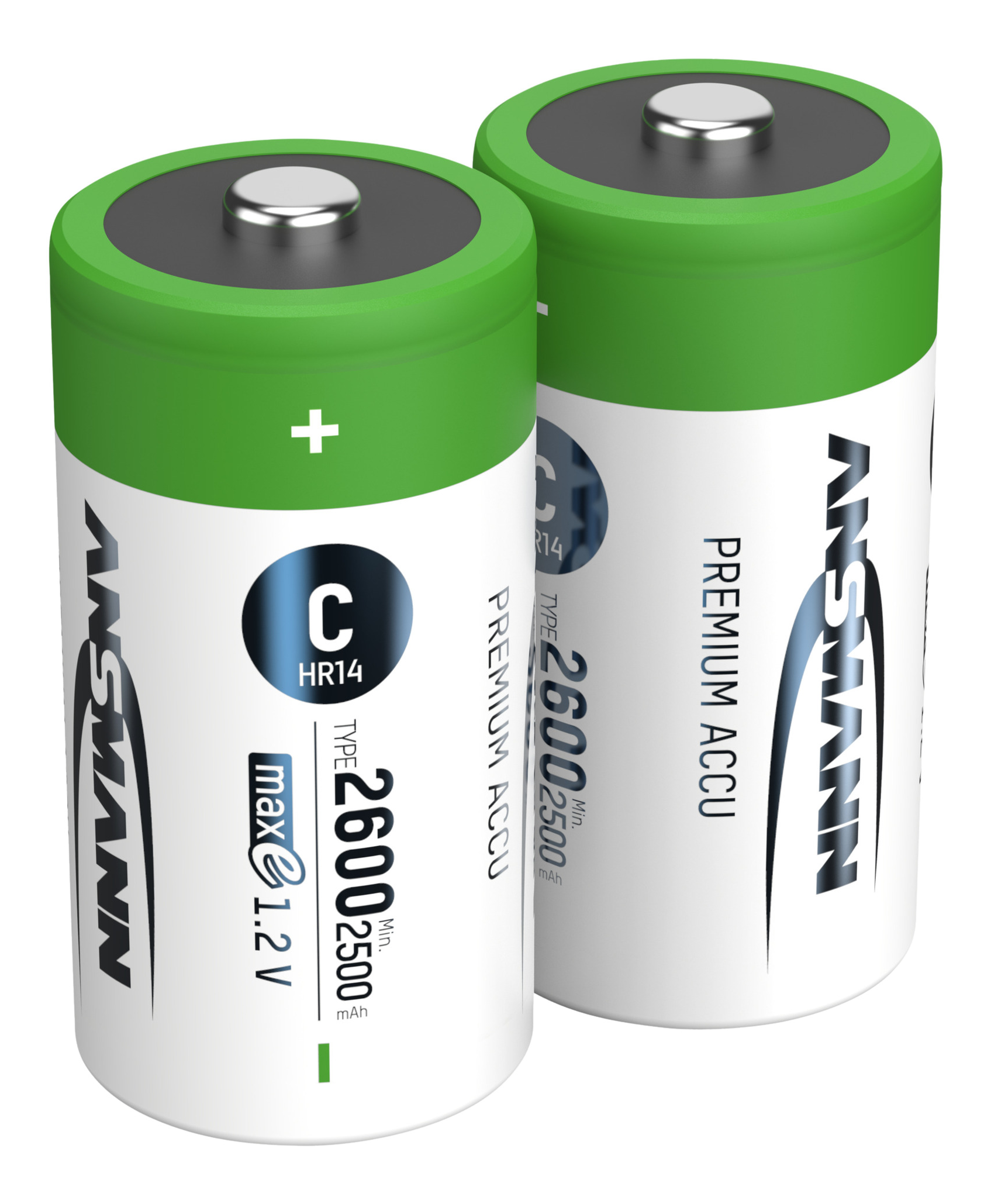 ANSMANN Baby C Ni-MH 2500 mAh 2 Stück - Akku