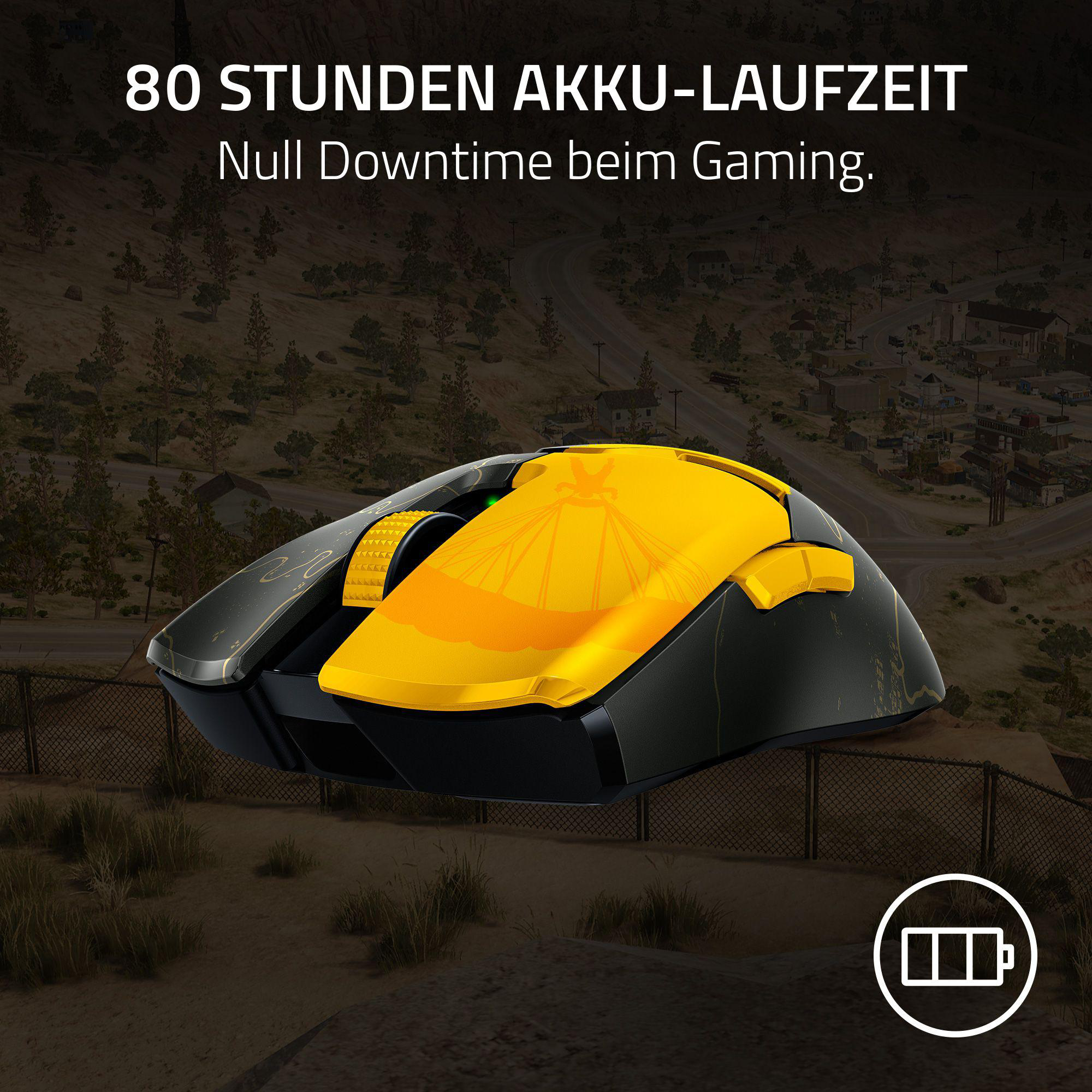 RAZER Viper V2 Pro - PUBG: BATTLEGROUNDS Edition Gaming-Maus, Schwarz/PUBG-Design