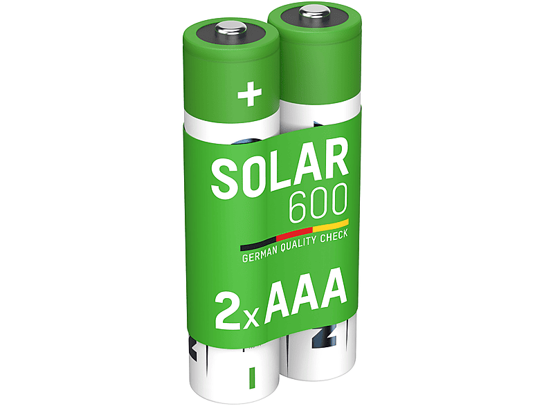 Ansmann Micro AAA Ni-MH 600 mAh 2er Pack; Wiederaufladbare Batterie