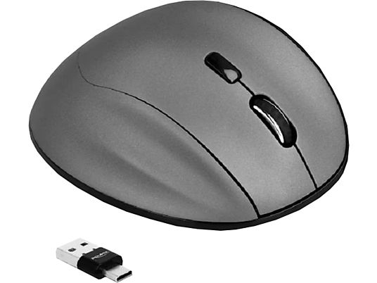 DELOCK 12016 - Mouse (Grigio)