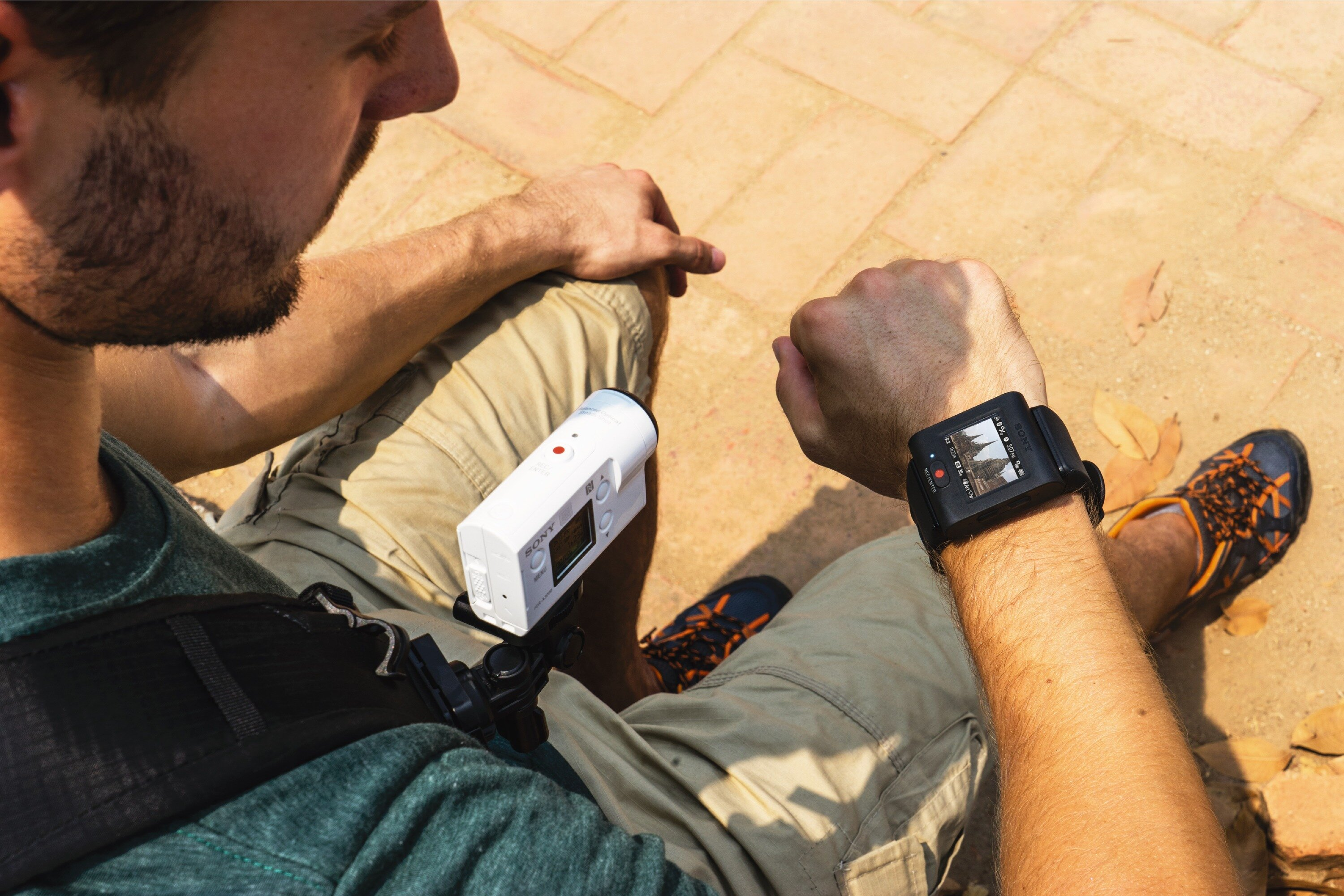 Kamera sportowa SONY Action Cam FDR-X3000 + Pilot + Uchwyt