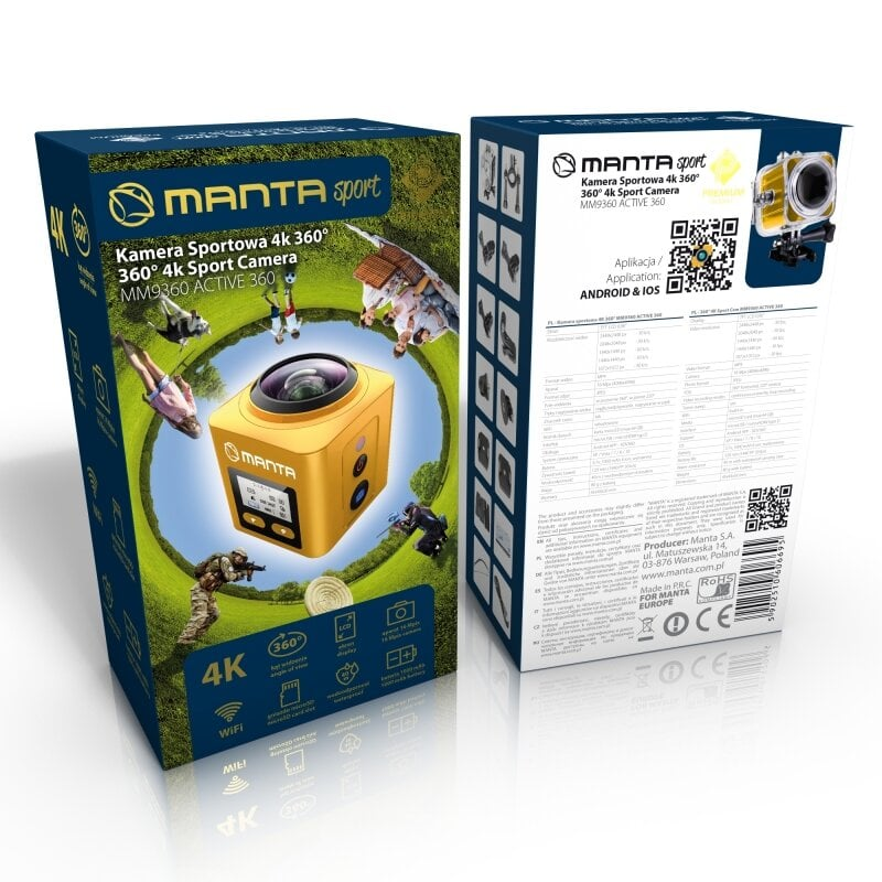 Kamera sportowa MANTA MM9360 Active 360 st